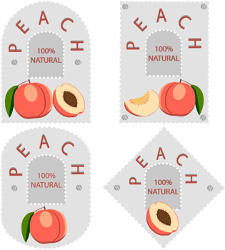 Sweet juicy tasty natural eco product peach png