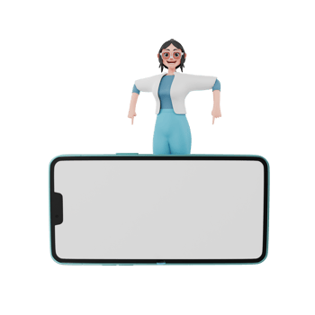 3d illustration girl businessman png
