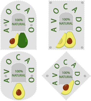 Sweet juicy tasty natural eco product avocado png