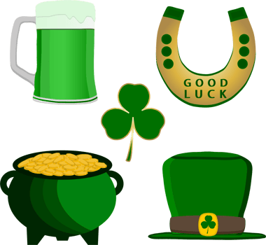 Collection accessory for celebration holiday Patrick's Day png