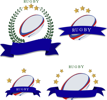 Collection accessory for sport game rugby png
