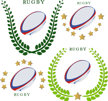 Collection accessory for sport game rugby png