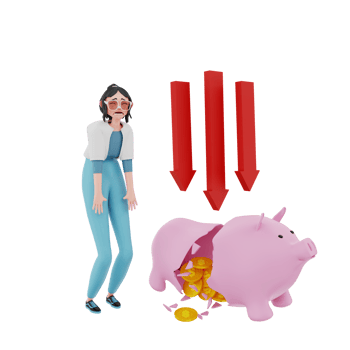 3d render character businesswoman illustration png