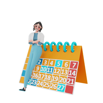3d render character businesswoman illustration png