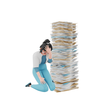 3d render character businesswoman illustration png
