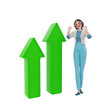 3d render character businesswoman illustration png