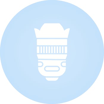Camera Lens Vector Icon
