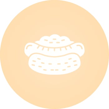 Hot Dog Vector Icon
