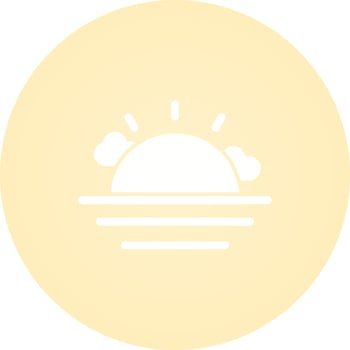 Sunset Vector Icon