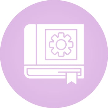 Setting Book Vector Icon