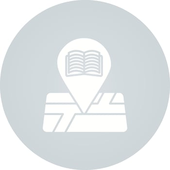 Library Location Vector Icon