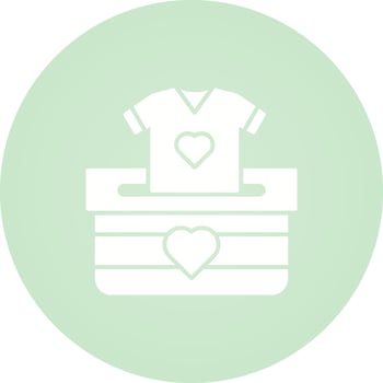 Cloth Donate Vector Icon