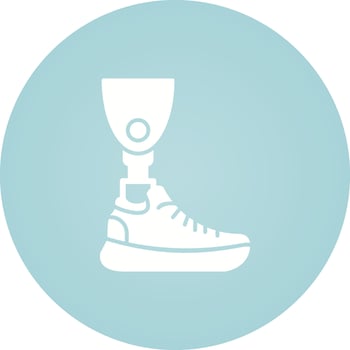 Prosthesis Vector Icon