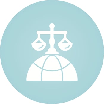 International Law Vector Icon