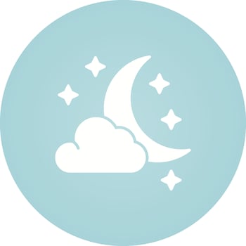 Starry Night Vector Icon