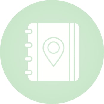 Travel Guideline Vector Icon