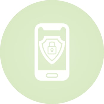 Mobile Security Vector Icon