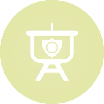 Security Presentation Vector Icon