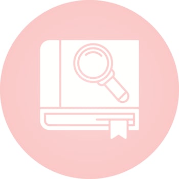 Search Book Vector Icon