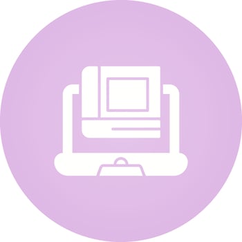 Online Learning Unique Vector Icon