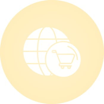 World Cart Vector Icon