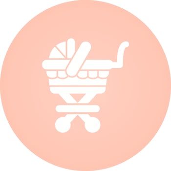 Baby Carriage Vector Icon