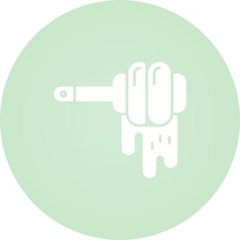 Honey Dipper Vector Icon