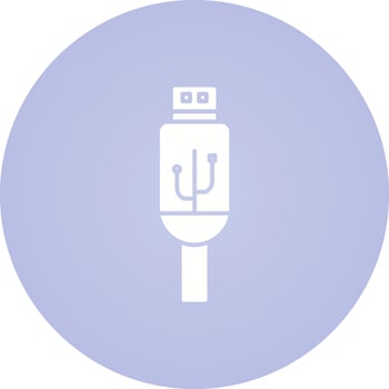 Usb Cable Vector Icon