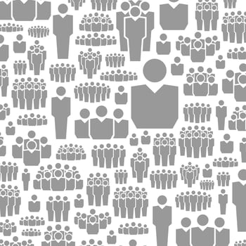 Background on user. Vector illustration
