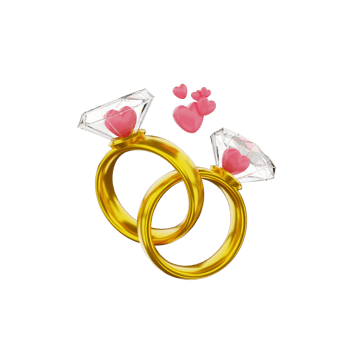 3d render icon valentine day illustration png