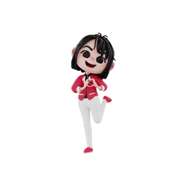 3d render character business illustration png