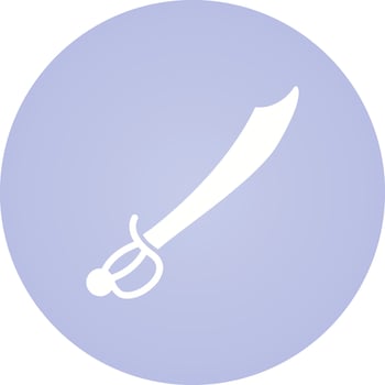 Pirate Sword Vector Icon