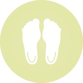 Feet Vector Icon