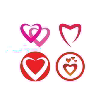 Heart Logo Template vector