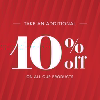 Banner of 10 percent off promo store discount offer. vector