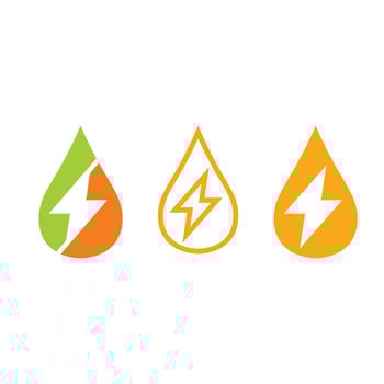Power Battery Logo icon set vector illustration Design Template.Battery Charging vector icon.Battery power and flash lightning bolt logo