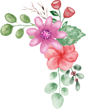 watercolor flowers clip art bouquet png
