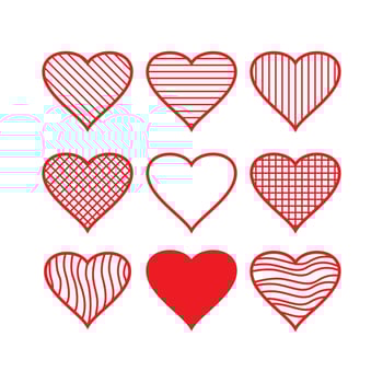 Abstract love icon vector