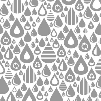 Background on the water drop theme. Vector illustration