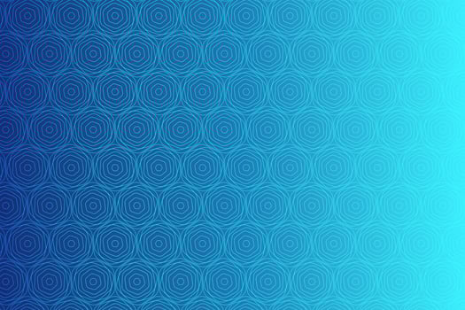 Pattern with geometric elements in blue tones gradient abstract background for design vector