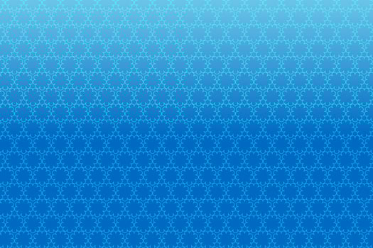 Pattern with floral geometric elements in blue tones, gradient.abstract background for design. vector