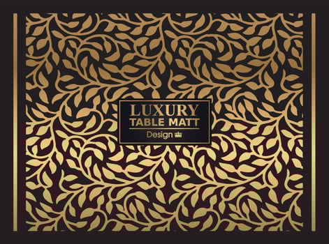 Luxury Table Matt Design for Textile and social media post vector