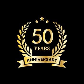 Illustration vector graphic anniversary logo design template