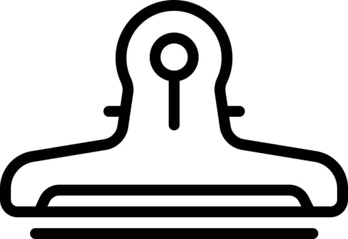 line icon for clips vector