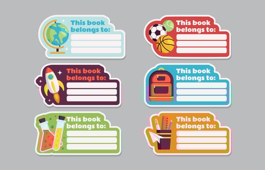 This Item Belongs to Sticker Set vector