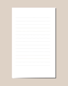 Girly diary page template design, Planner page decorated with flowers vector