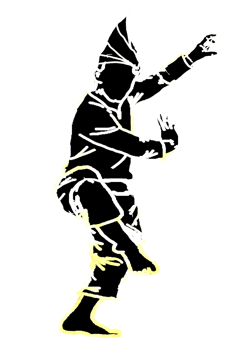 step dance silat stand with one leg png