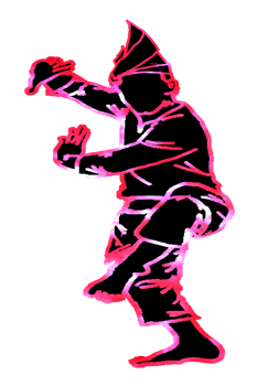 step dance silat stand with one leg png