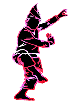 step dance silat stand with one leg png