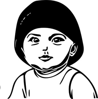 Baby Line Art vector